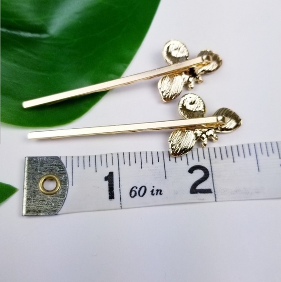 Bumble Bee Hair Pins Set of 2 - Picture 2 of 2